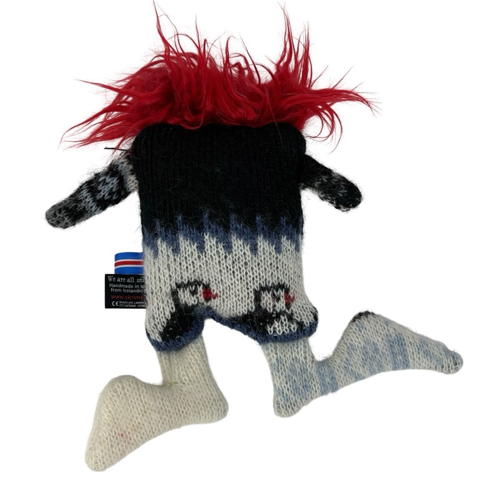 Skrimsli Plush Monster Toy Handmade in Iceland Knit Stuffed Animal Doll - Picture 5 of 10